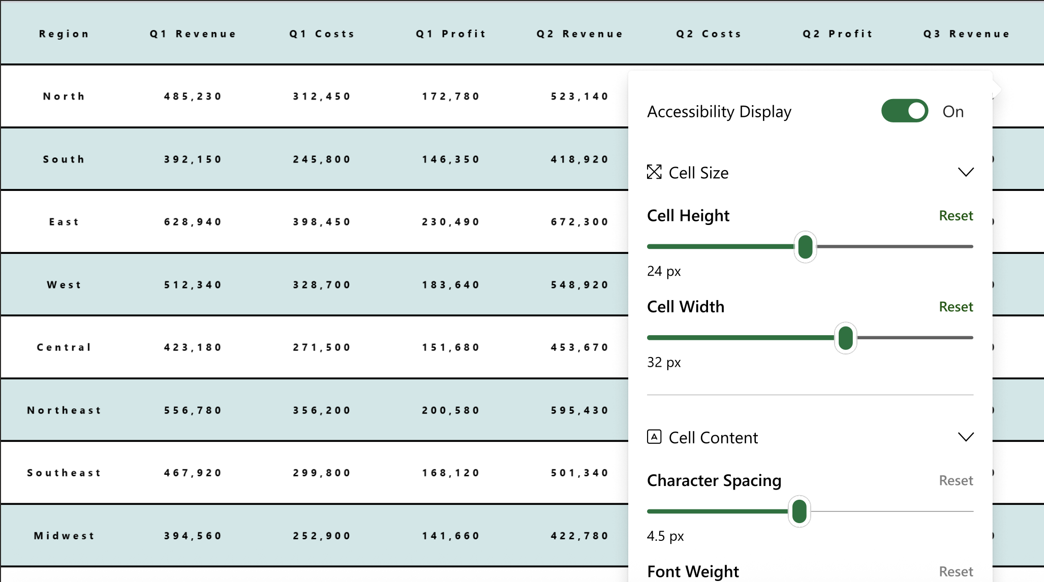 Excel Accessibility Project